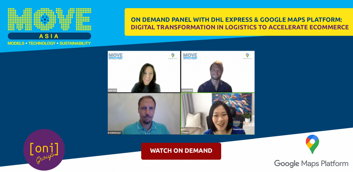 ON DEMAND: Oni, Google & DHL on digital transformation of logistics and acceleration of ecommerce